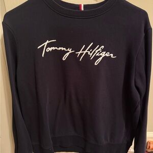 Tommy Hilfiger Navy Crew Neck Sweater